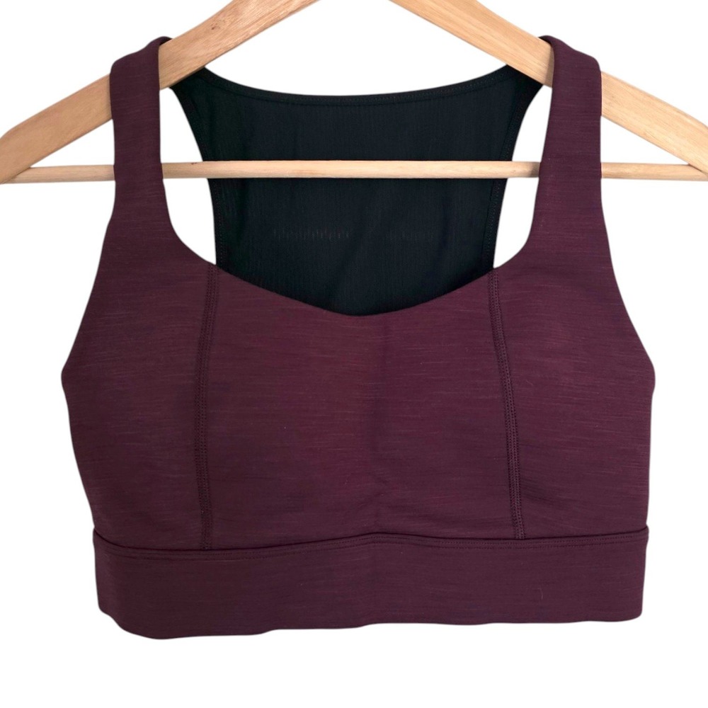 Sweaty Betty Studio Open Back Sports Bra Floral Mesh Racerback Large